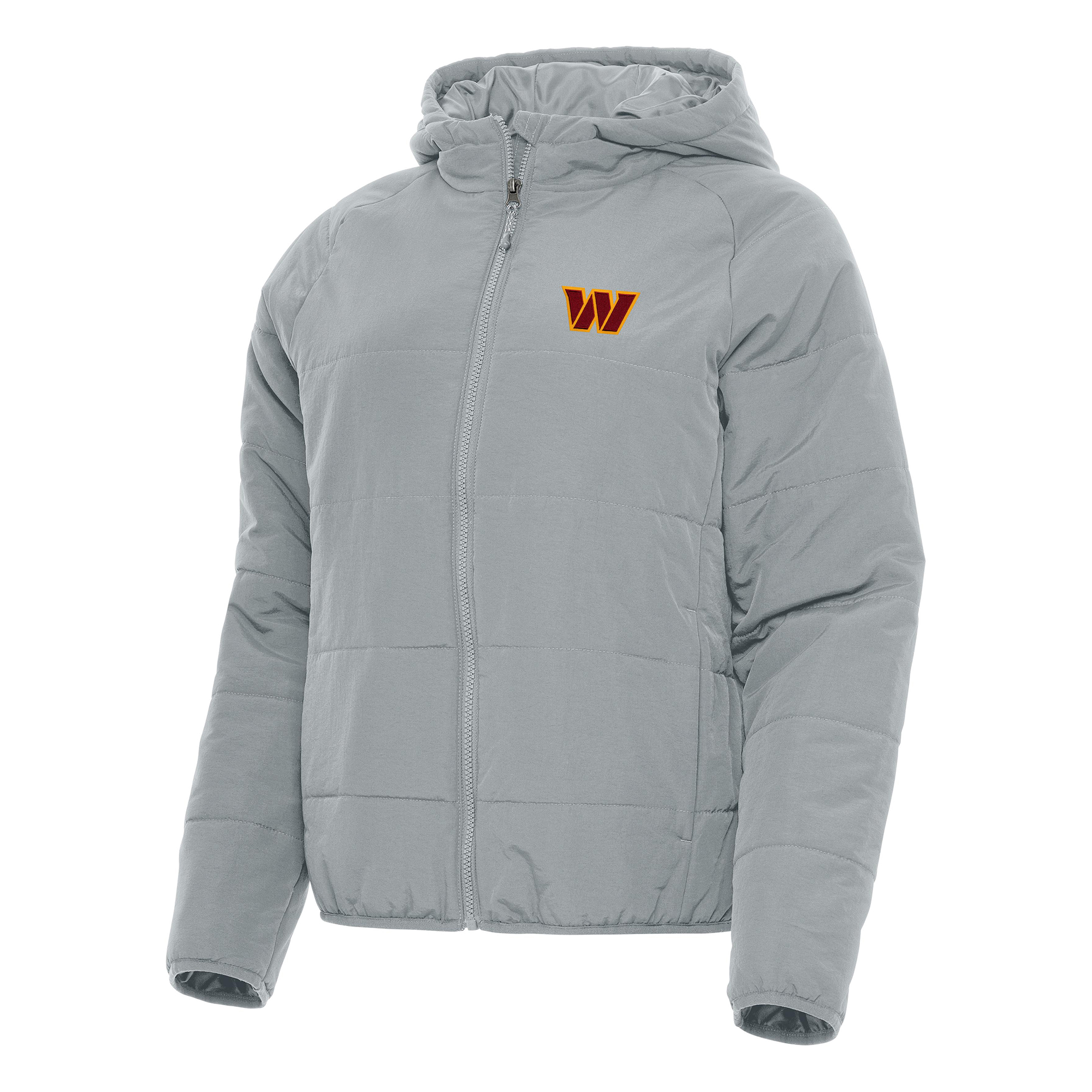 Women's Antigua Gray Washington Commanders Universe Full-Zip Hoodie Jacket