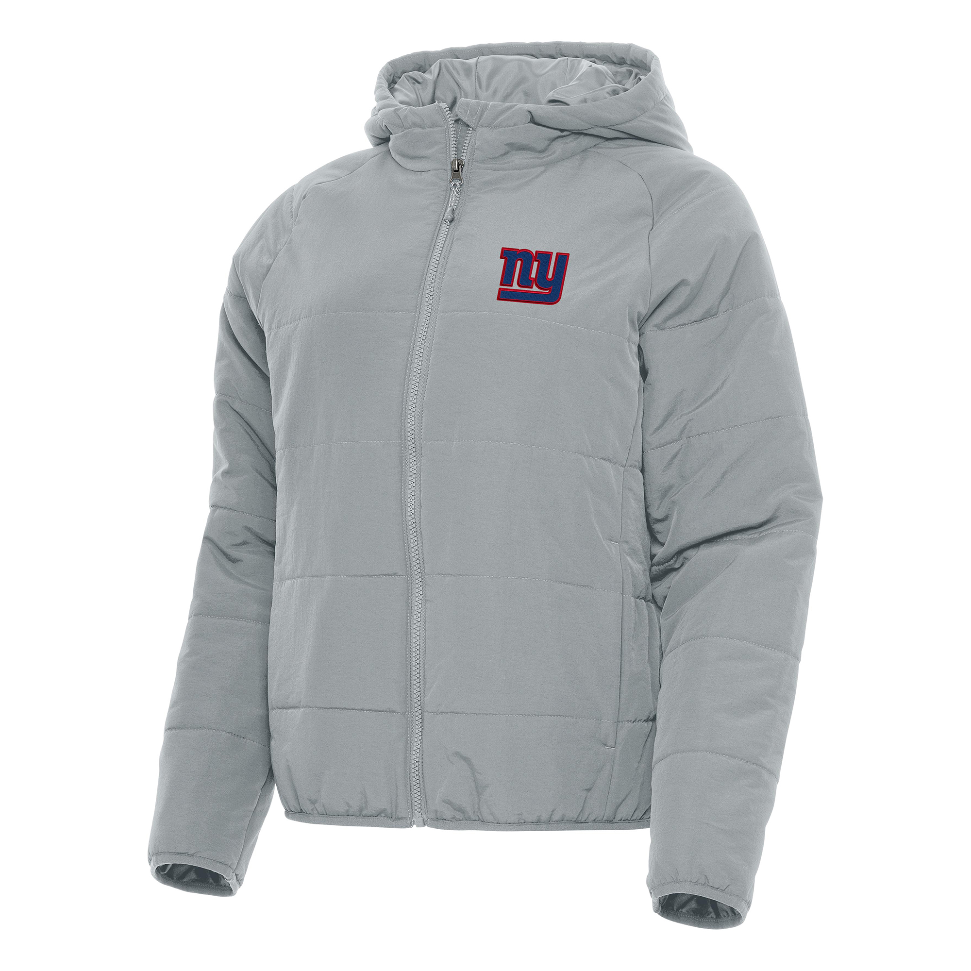 Women's Antigua Gray New York Giants Universe Full-Zip Hoodie Jacket
