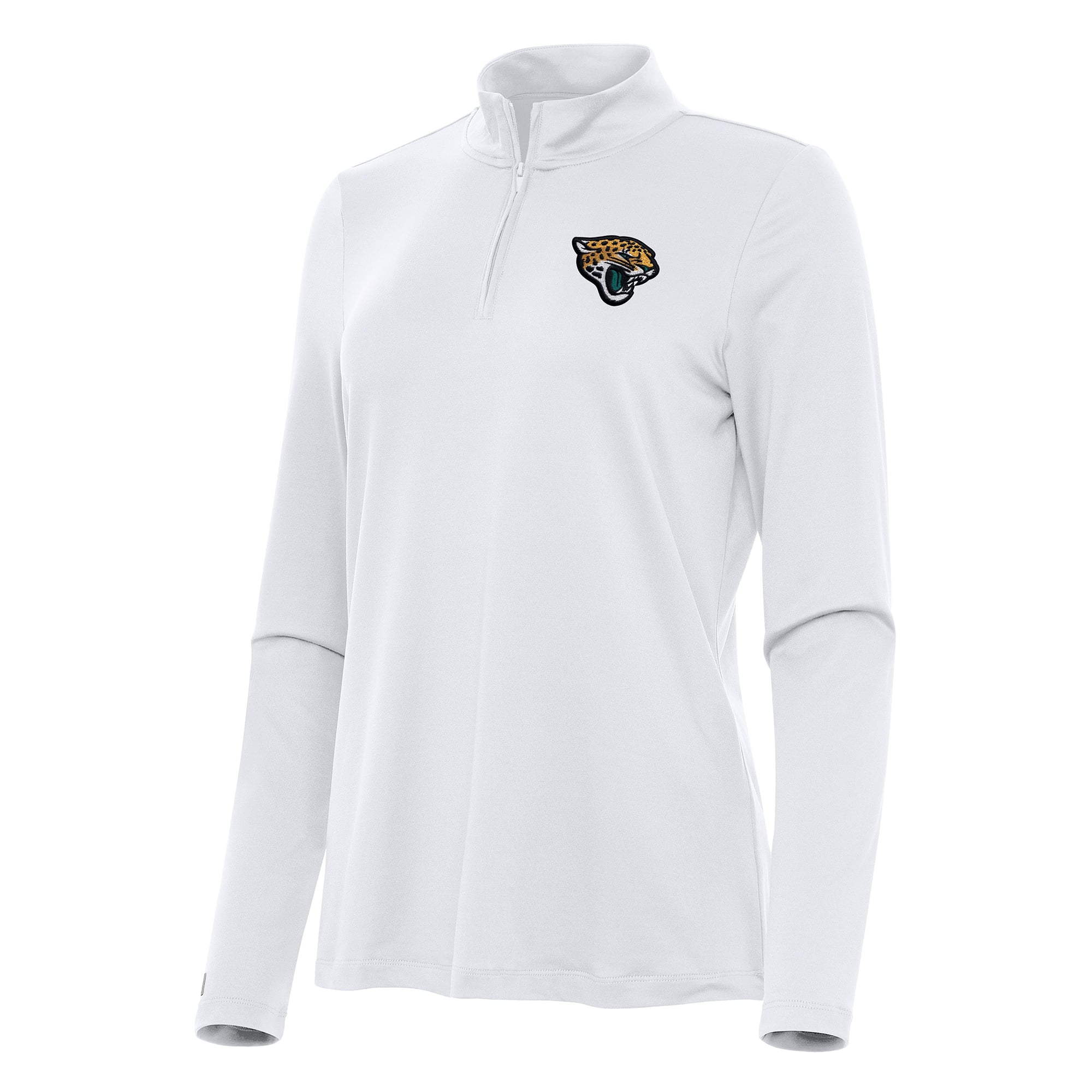 Women's Antigua Jacksonville Jaguars Reprocess Quarter-Zip Top