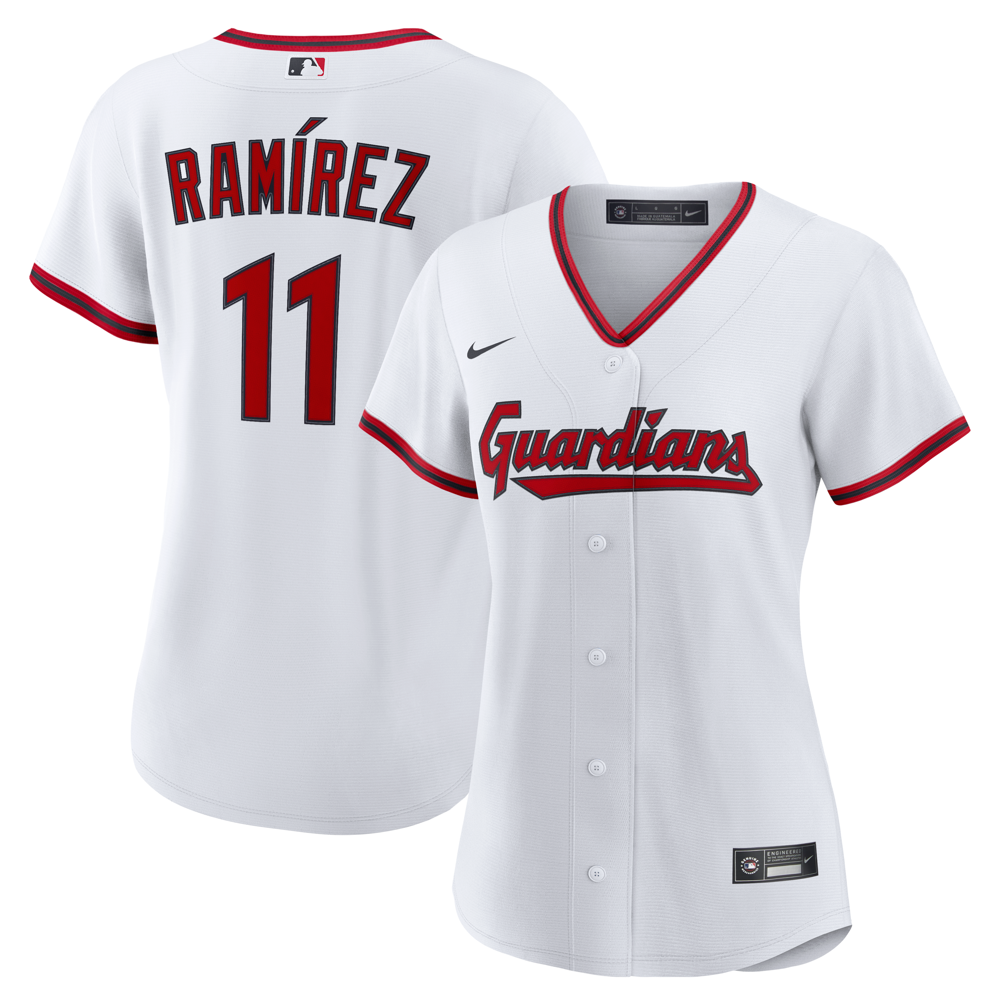 Women's Nike José Ramírez White Cleveland Guardians Home Replica Jersey