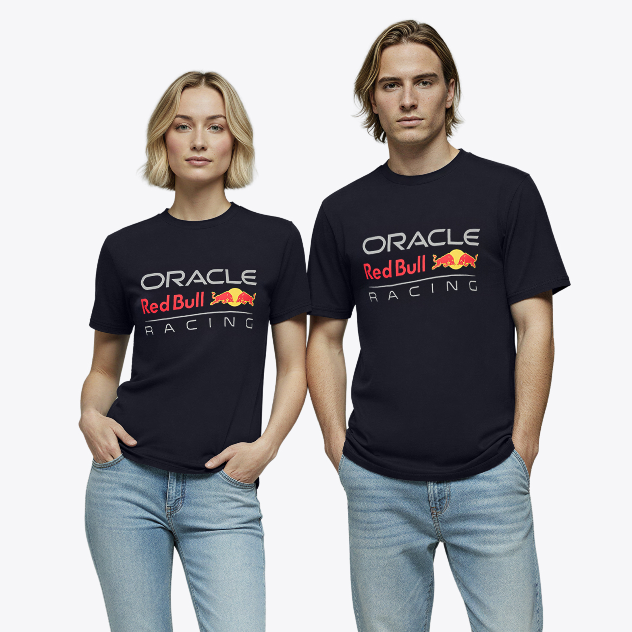 Red Bull Racing Core Logolu Tişört - Lacivert - Unisex