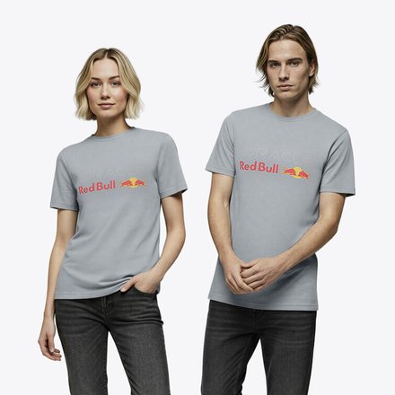 Red Bull Racing Core Logo T-Shirt- Grey - Unisex