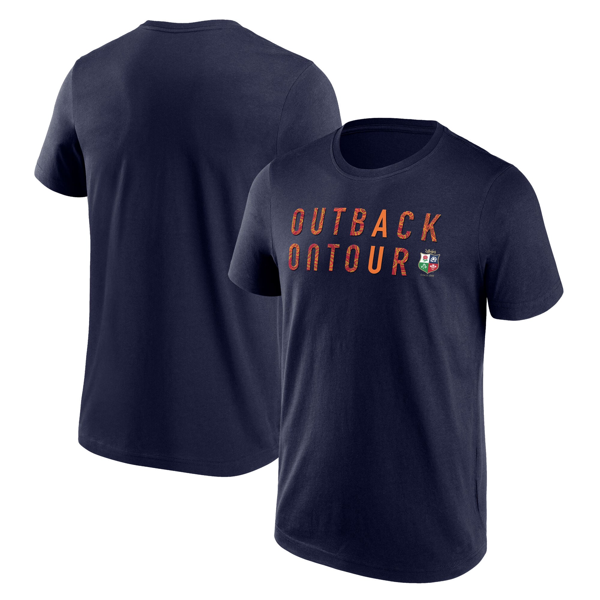 T-shirt graphique Outback des Lions britanniques et irlandais - Bleu marine: retailer-supplied image