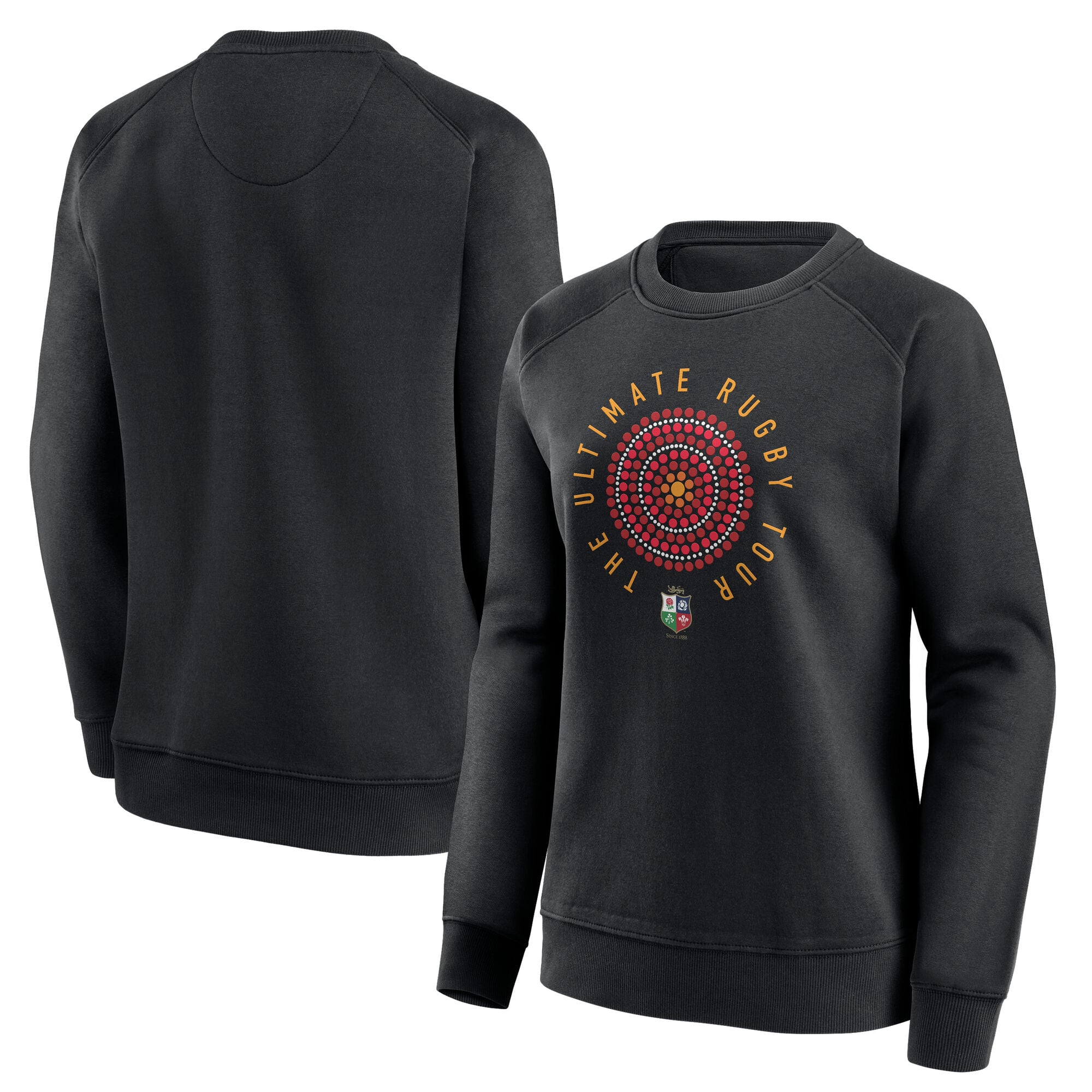 Felpa girocollo grafica British & Irish Lions Outback - Nero - Donna