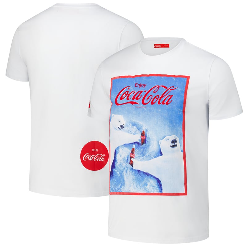 Men's Freeze Max  White Coca-Cola Snow Angels T-Shirt