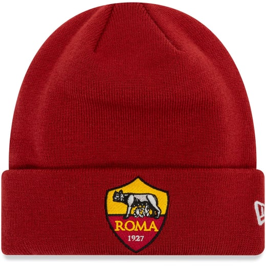 AS Roma New Era Core Cuff Beanie - Red