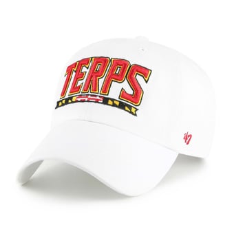 Unisex '47  Maryland Terrapins White Clean Up Adjustable Hat