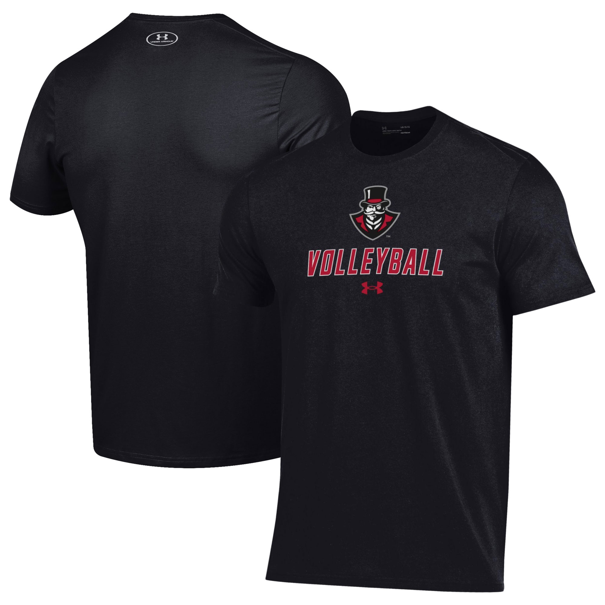 Men’s Under Armour Black Austin Peay State Governors Volleyball Performance T-Shirt Men’s Under Armour Black Austin Peay State Governors Volleyball Performance T-Shirt