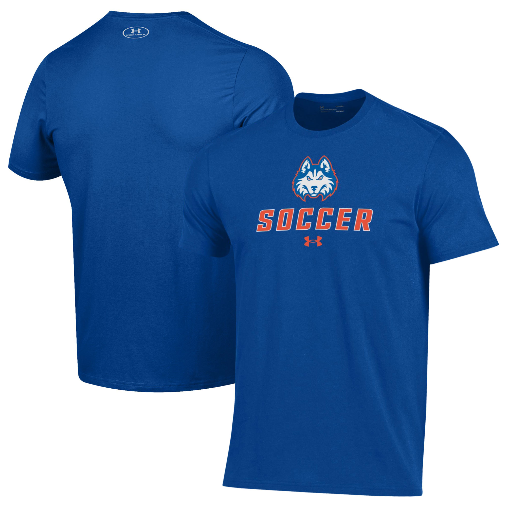 Men’s Under Armour Blue Houston Christian Huskies Soccer Performance T-Shirt
