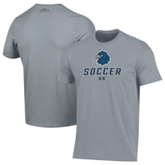 Men's Under Armour Gray Monmouth Hawks Soccer Performance T-Shirt