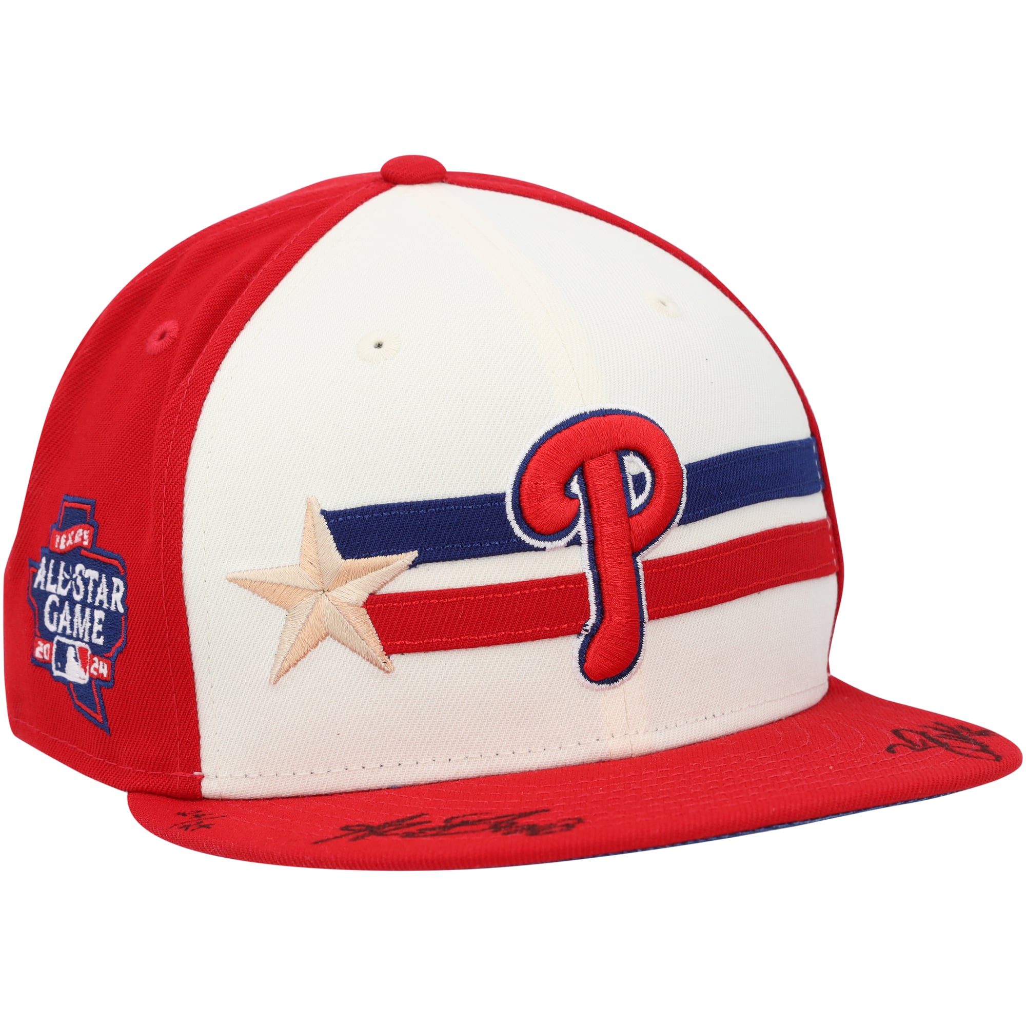 Zack Wheeler & Alec Bohm Philadelphia Phillies Autographed 2024 All-Star Game New Era Cap – Limited Edition #24/24
