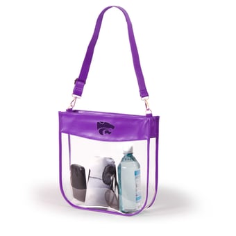 Women's Purple Kansas State Wildcats Kate Clear Purse