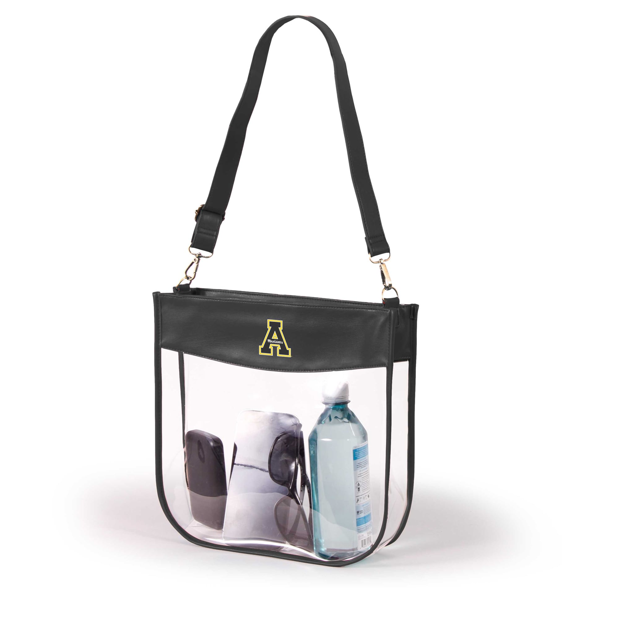 Women's Black Appalachian State Mountaineers Kate Clear Purse