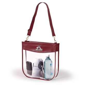 Women's Crimson New Mexico State Aggies Kate Clear Purse