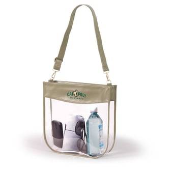 Women's Gold Cal Poly Mustangs Kate Clear Purse