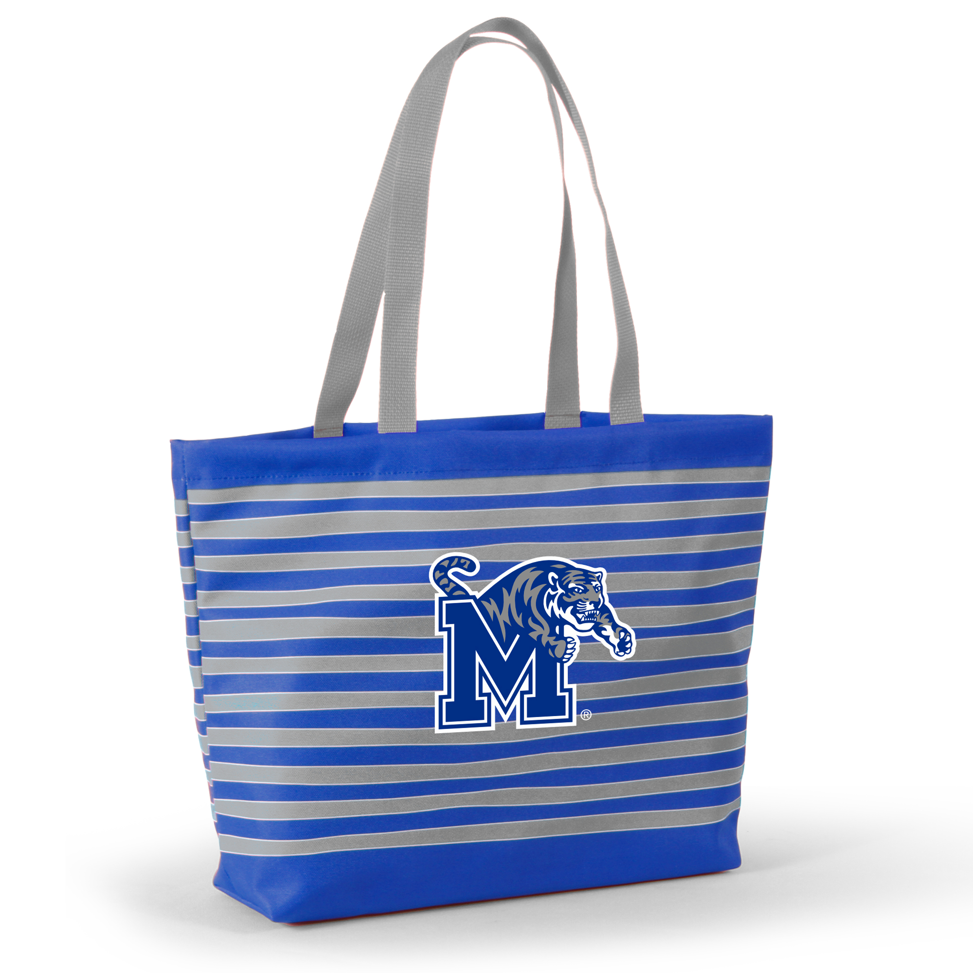 Women's Royal Memphis Tigers Wavy Striped Tatum Tote Bag