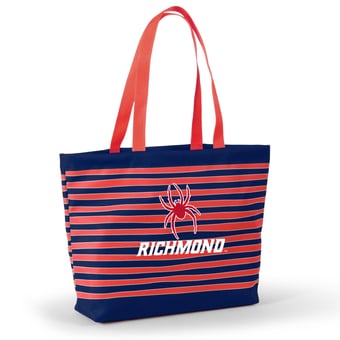Women's Navy Richmond Spiders Wavy Striped Tatum Tote Bag