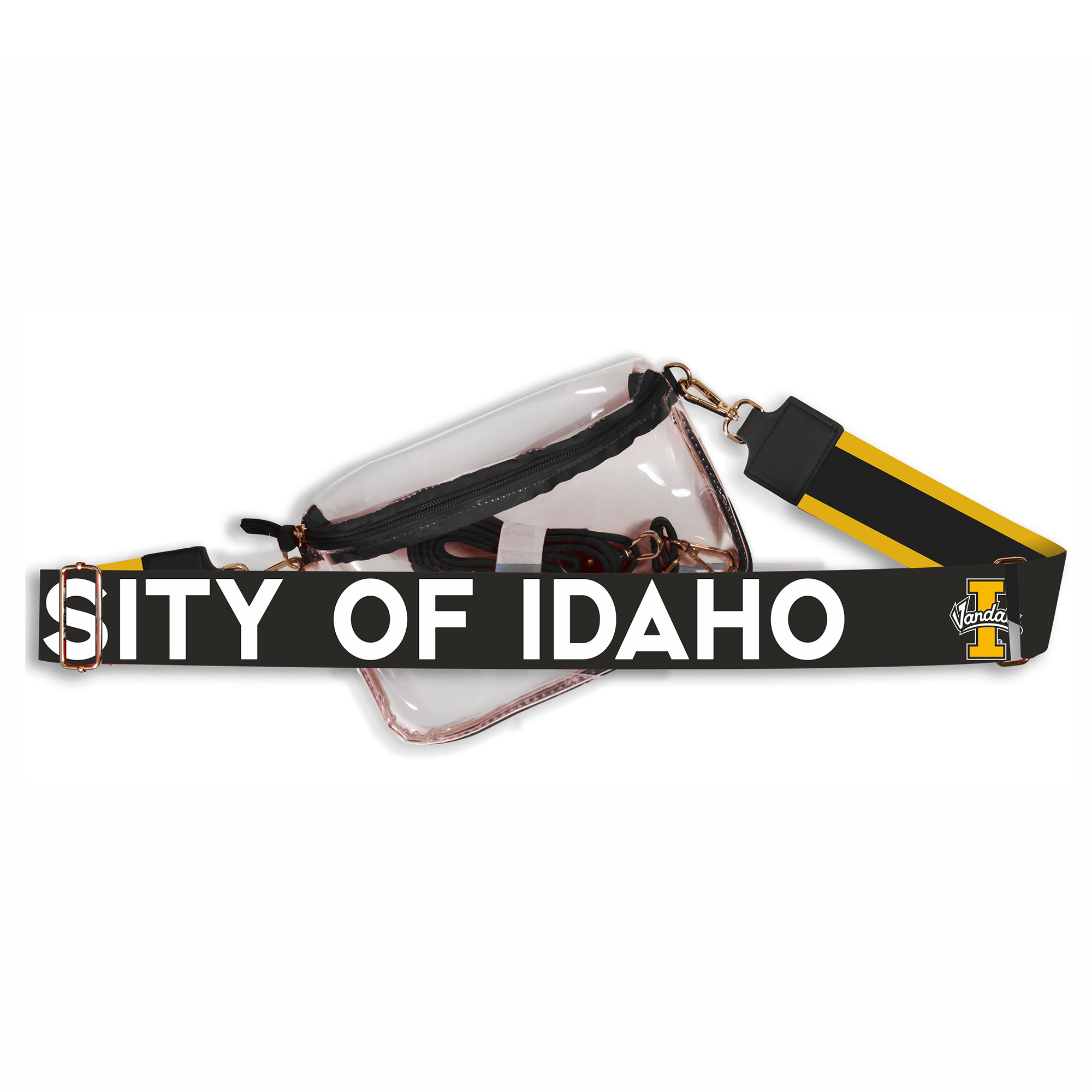 Women's Idaho Vandals Hailey Clear Purse with Logo Strap