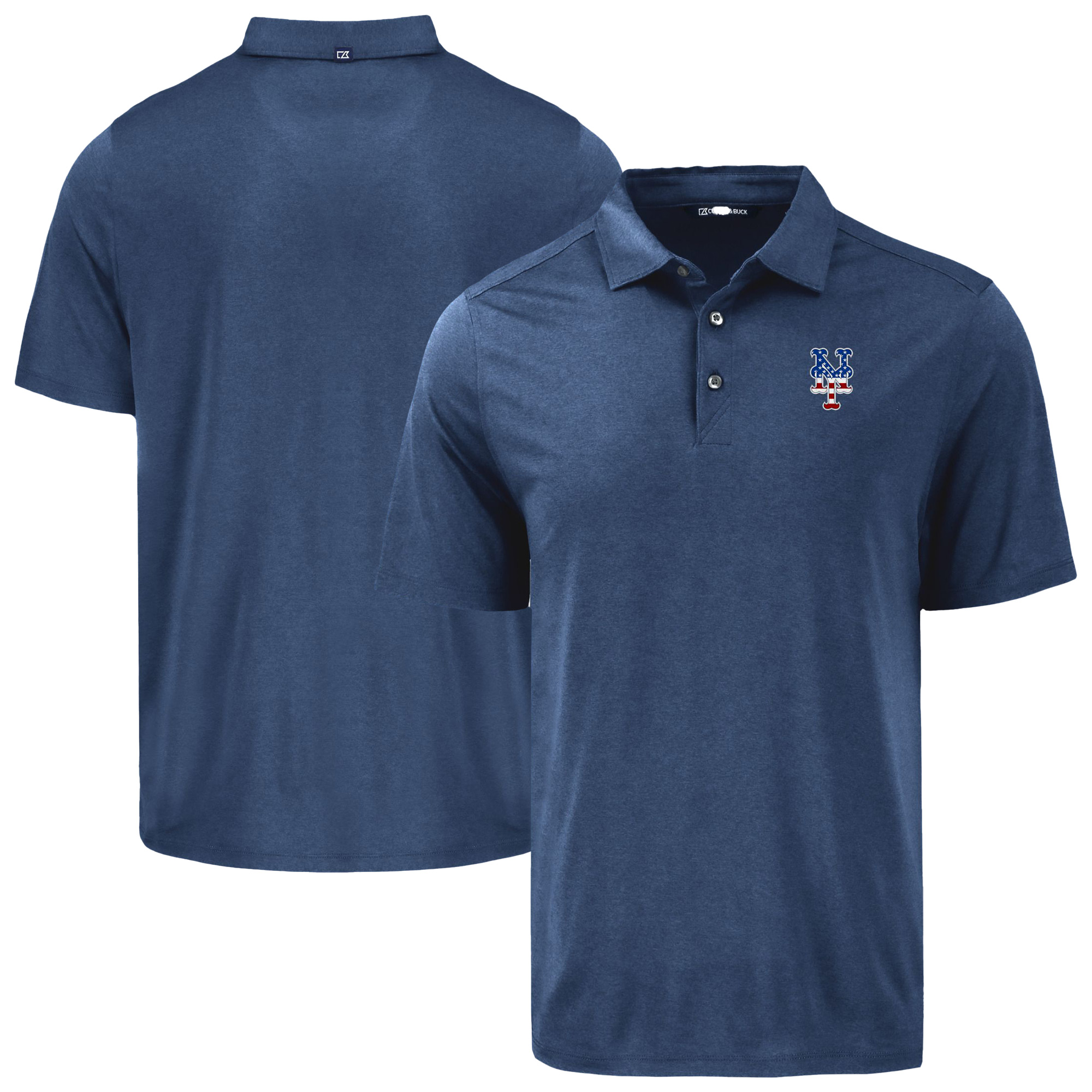 Men’s Cutter & Buck Navy New York Mets Coastline Epic Comfort Eco Recycled Polo Men’s Cutter & Buck Navy New York Mets Coastline Epic Comfort Eco Recycled Polo