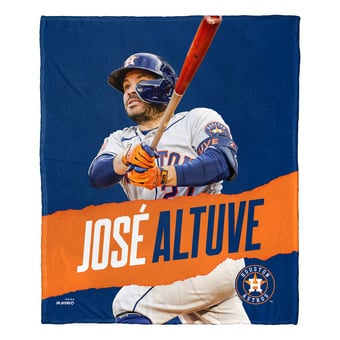 "The Northwest Group Jose Altuve Houston Astros 50"" x 60"" Silk Touch Throw Blanket"