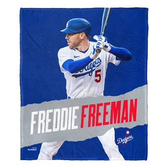 "The Northwest Group Freddie Freeman Los Angeles Dodgers 50"" x 60"" Silk Touch Throw Blanket"
