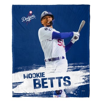 "The Northwest Group Mookie Betts Los Angeles Dodgers 50"" x 60"" Silk Touch Throw Blanket"