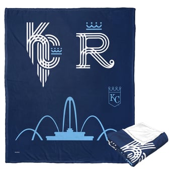 "The Northwest Group  Kansas City Royals City Connect 50"" x 60"" Silk Touch Throw Blanket"