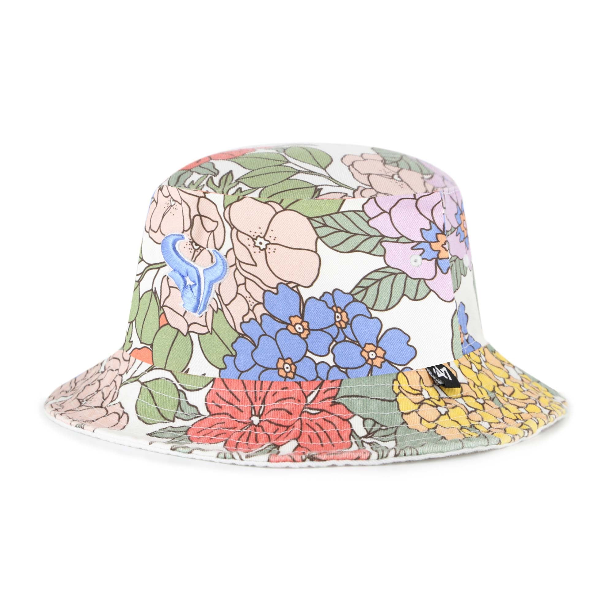 Women's '47 White Houston Texans Florentina Bucket Hat