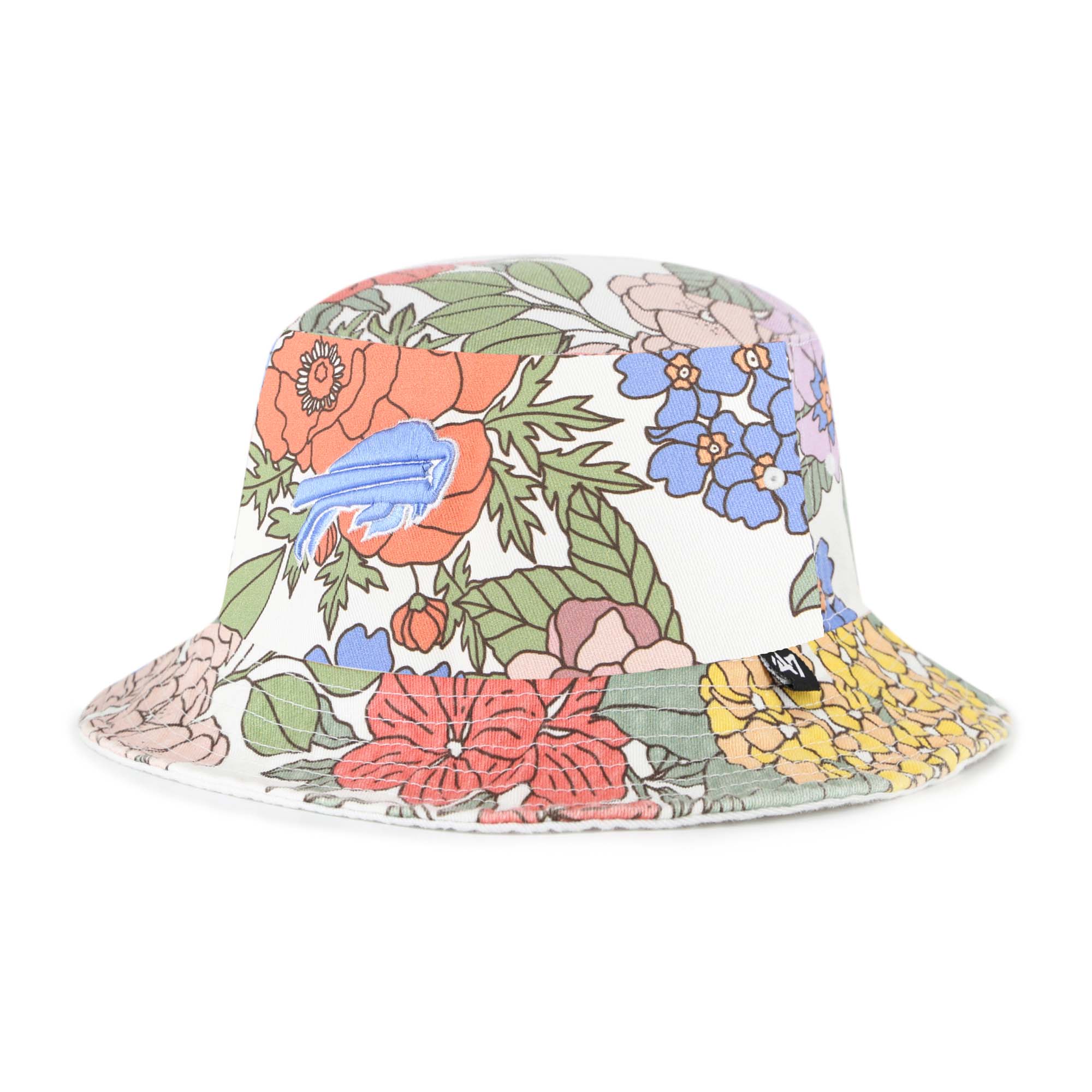 Women's '47 White Buffalo Bills Florentina Bucket Hat