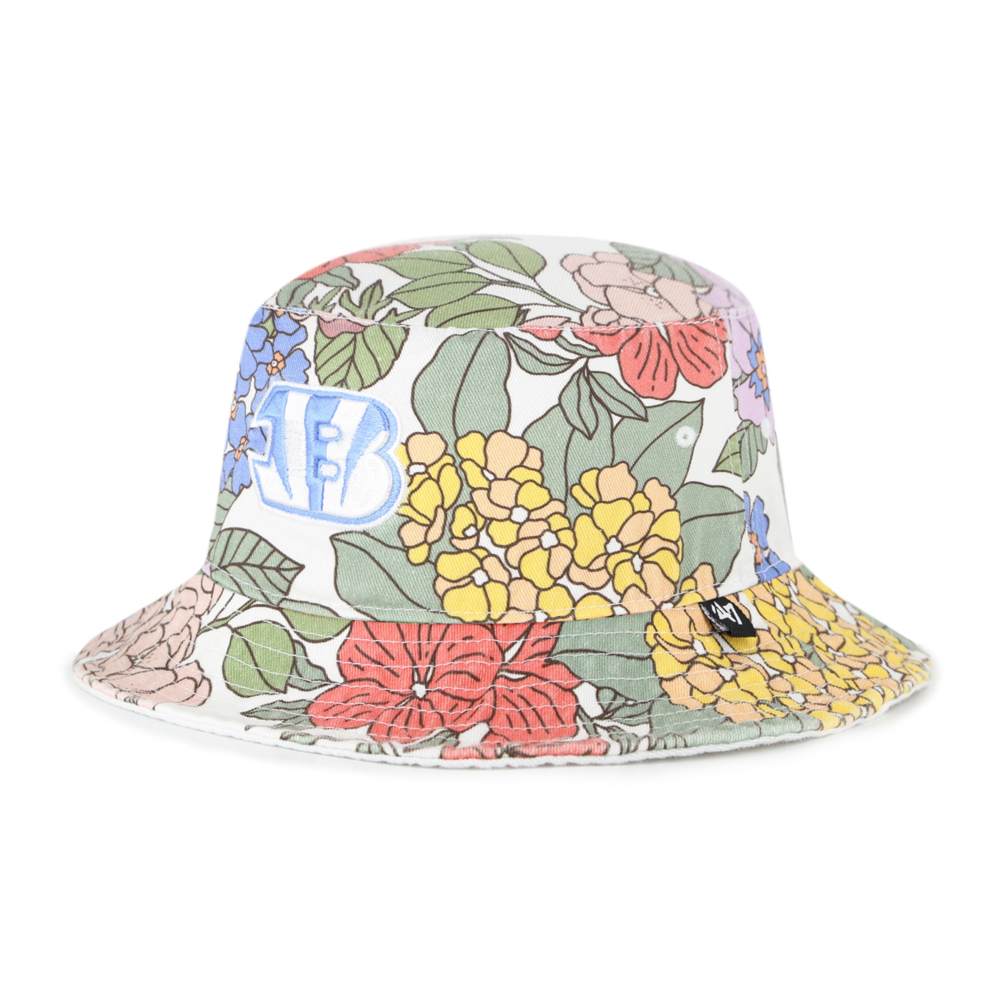 Women’s ’47 White Cincinnati Bengals Florentina Bucket Hat Women’s ’47 White Cincinnati Bengals Florentina Bucket Hat