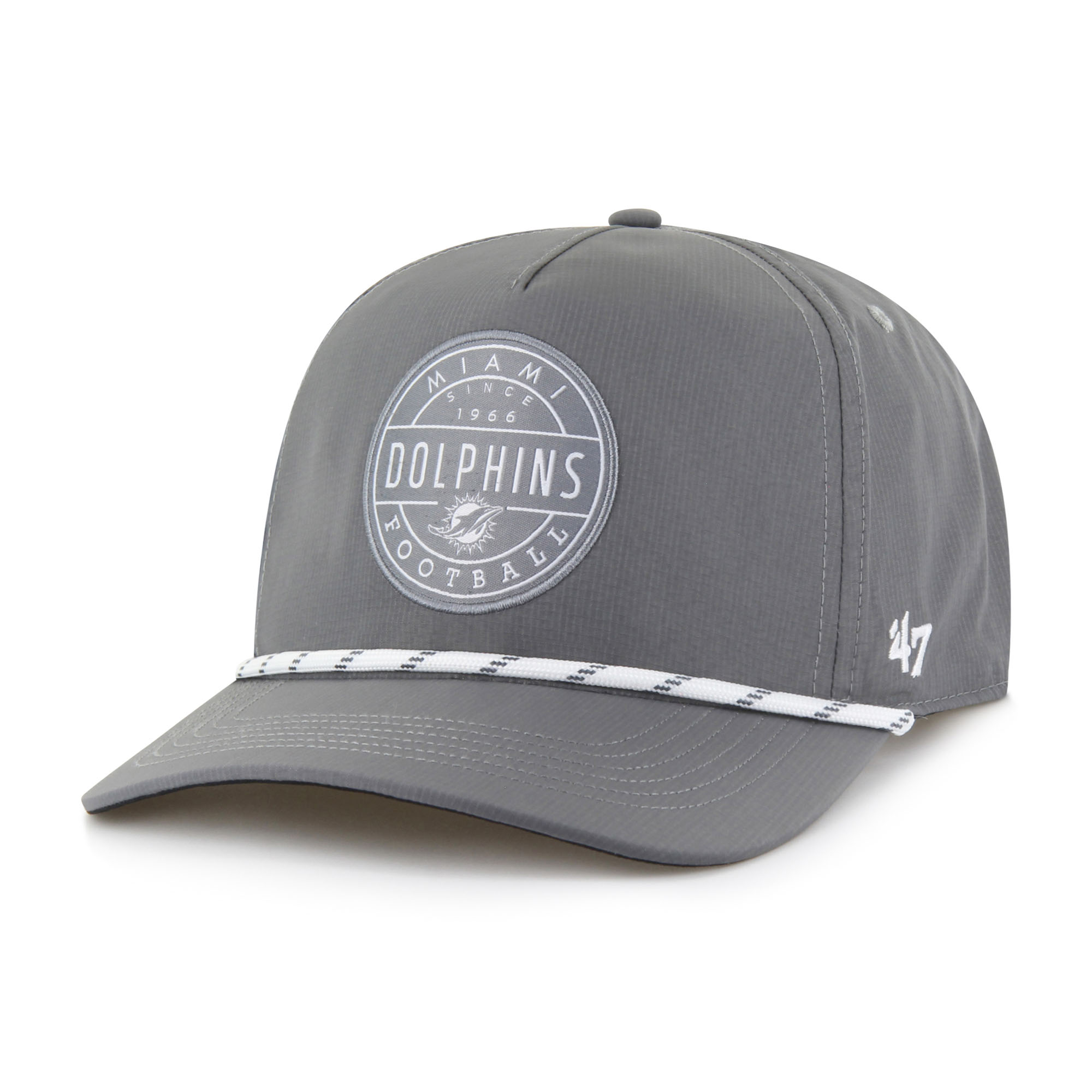 Men's '47 Gray Miami Dolphins Suburbia Hitch Adjustable Hat