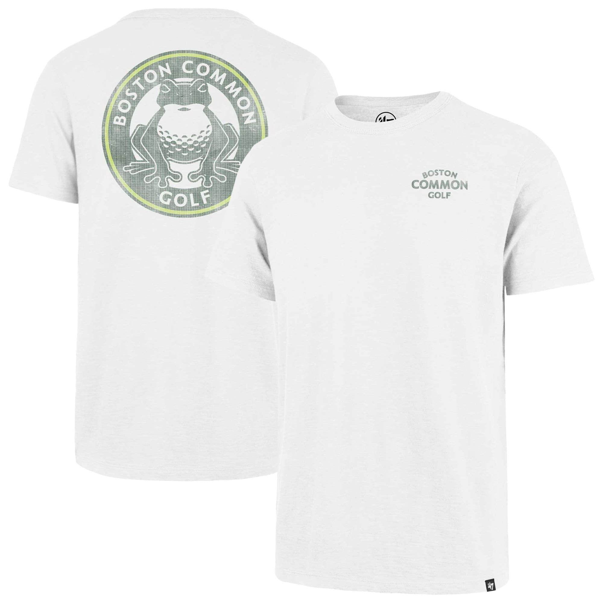Men's '47  White TGL Boston Common Golf Backer Scrum T-Shirt