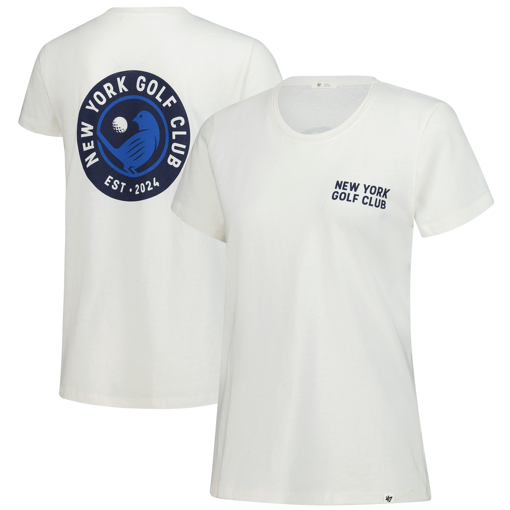 Women’s ’47 White TGL New York Golf Club Backer Frankie T-Shirt Women’s ’47 White TGL New York Golf Club Backer Frankie T-Shirt