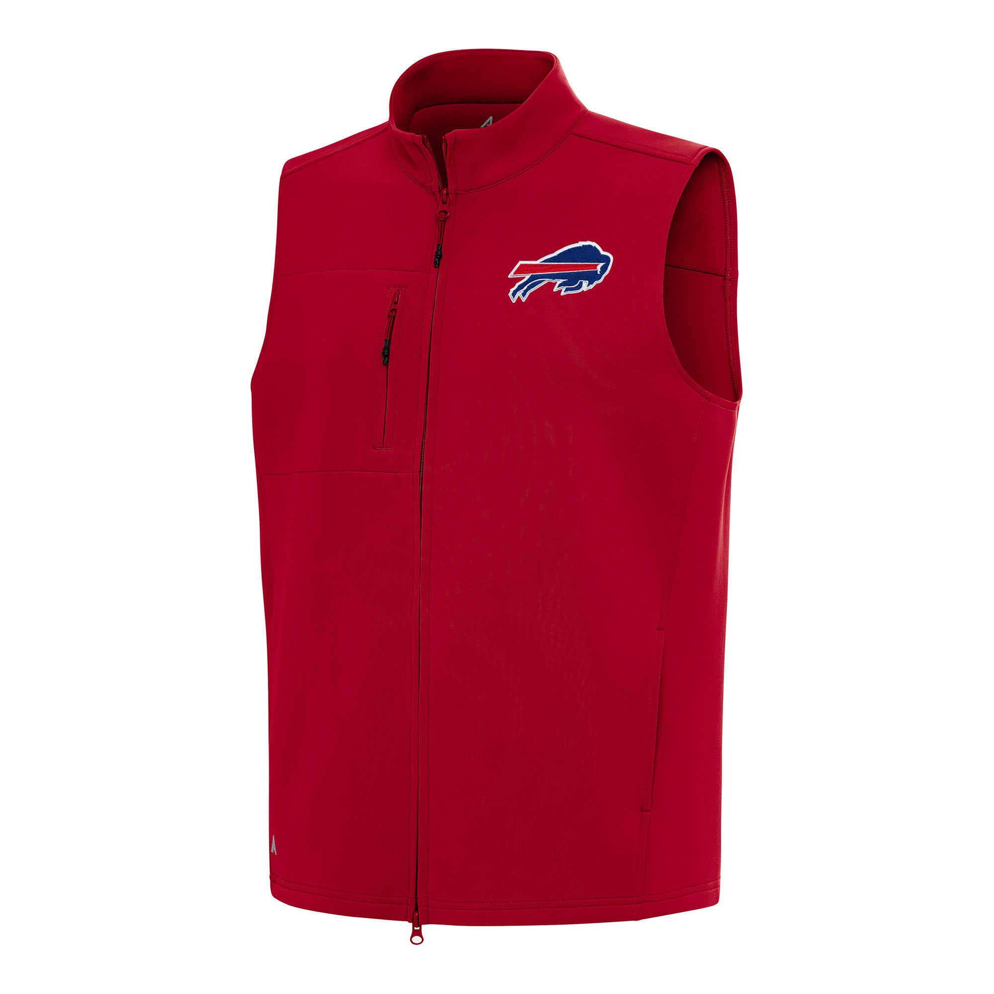 Men's Antigua Red Buffalo Bills Demand Full-Zip Vest