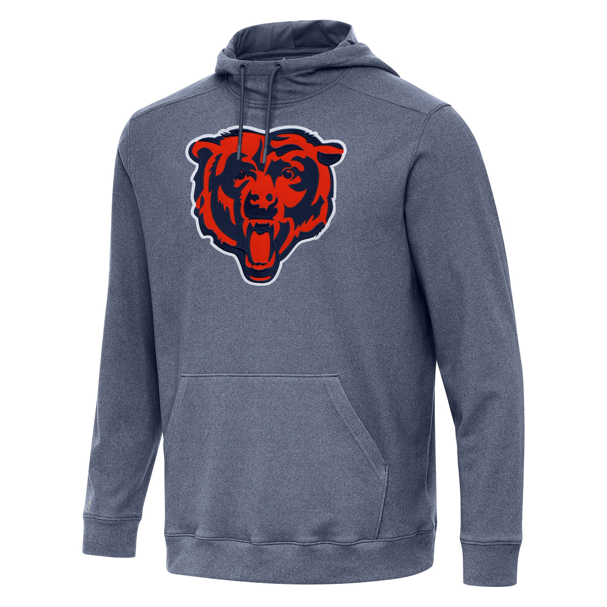 Men’s Antigua Heather Navy Chicago Bears Cloud Pullover Hoodie Men’s Antigua Heather Navy Chicago Bears Cloud Pullover Hoodie