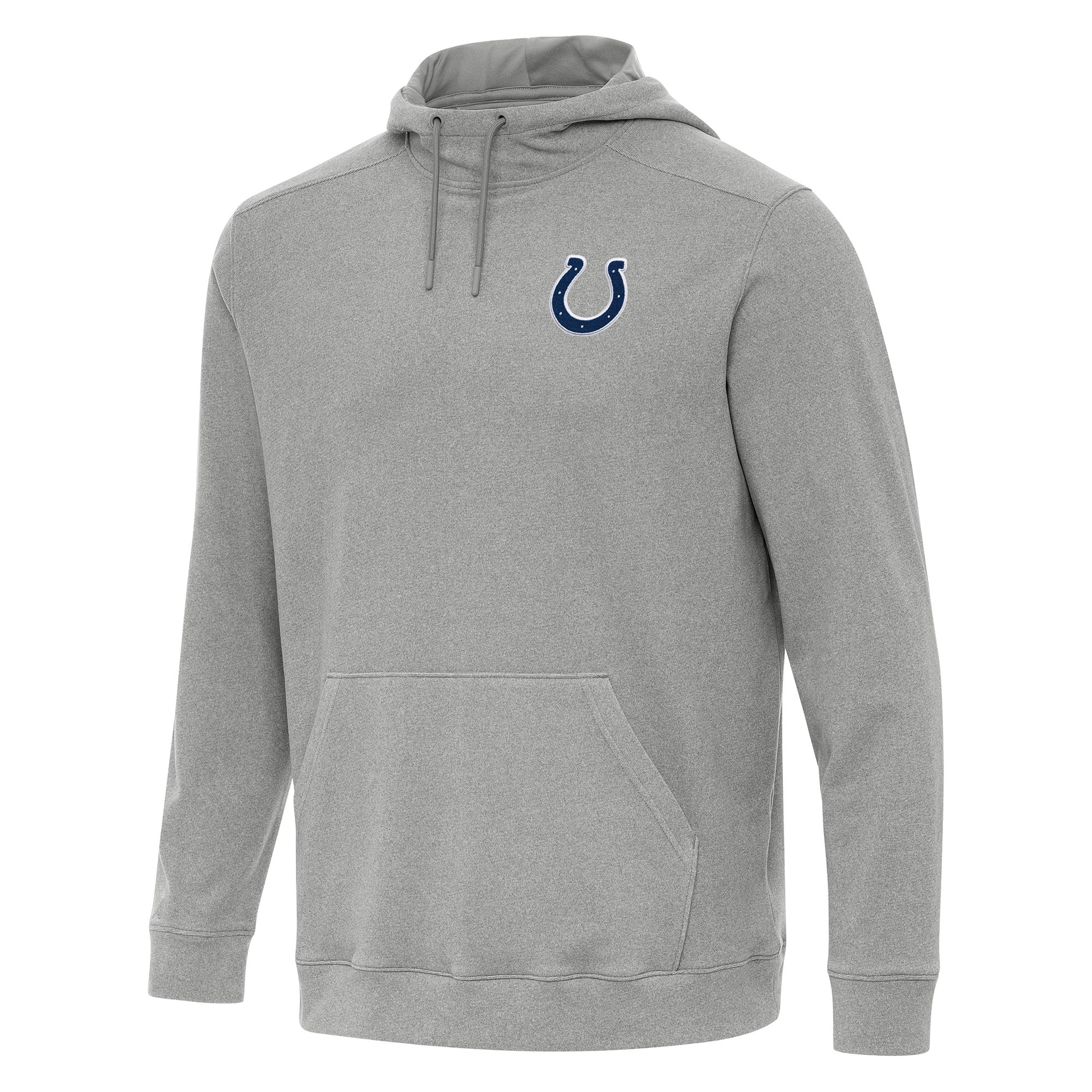 Men's Antigua Heather Gray Indianapolis Colts Cloud Pullover Hoodie