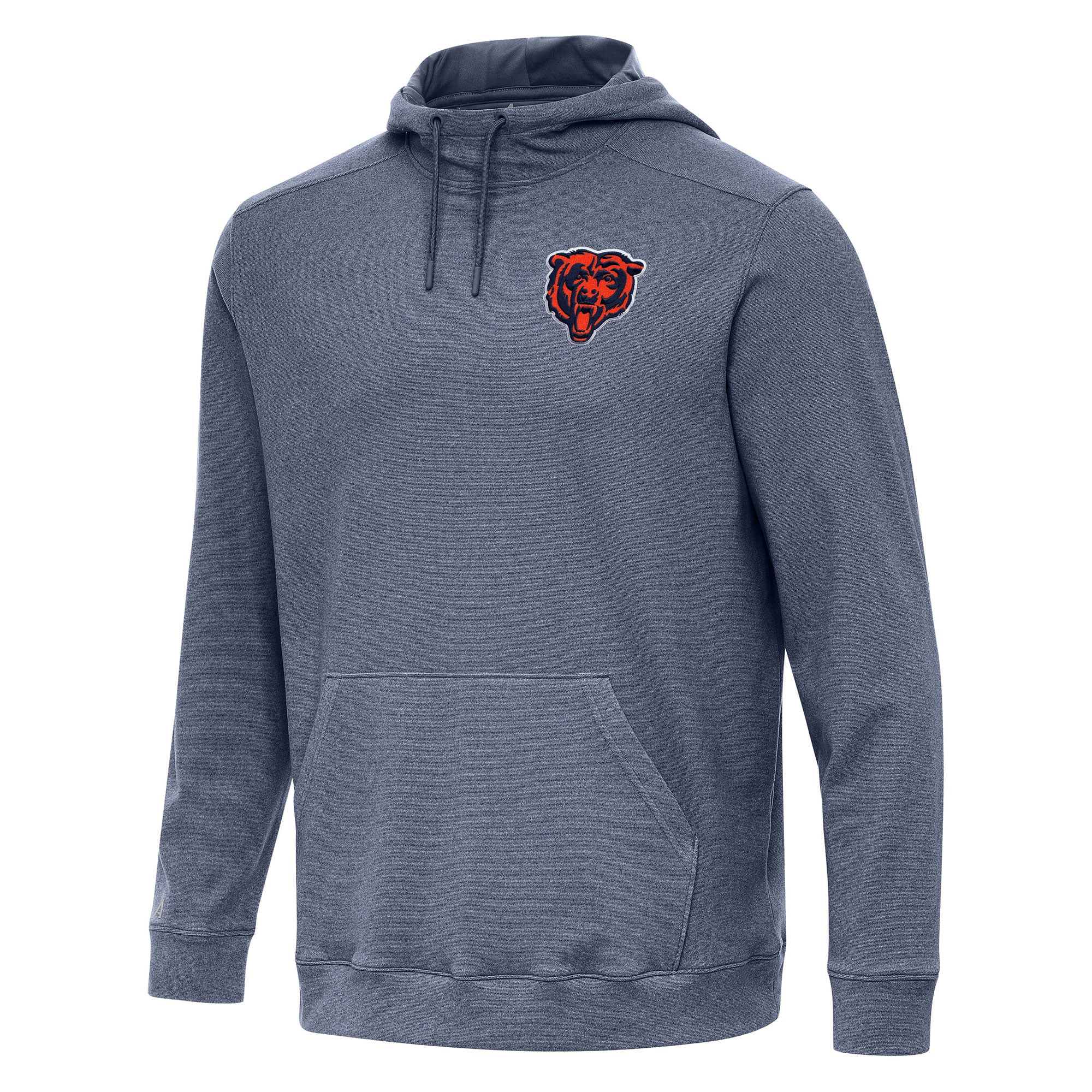 Men’s Antigua Heather Navy Chicago Bears Cloud Pullover Hoodie Men’s Antigua Heather Navy Chicago Bears Cloud Pullover Hoodie