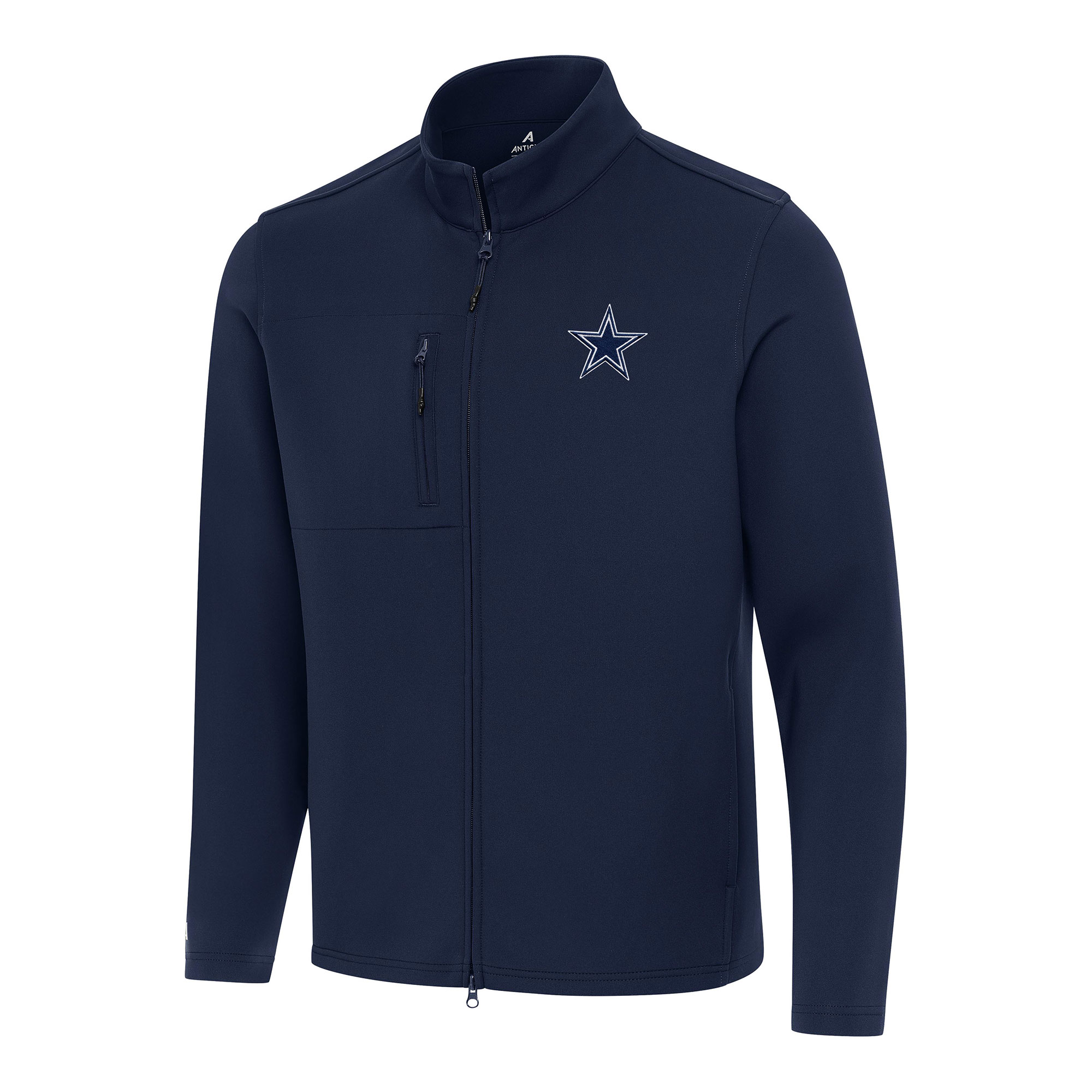 Men's Antigua Navy Dallas Cowboys Objection Full-Zip Jacket
