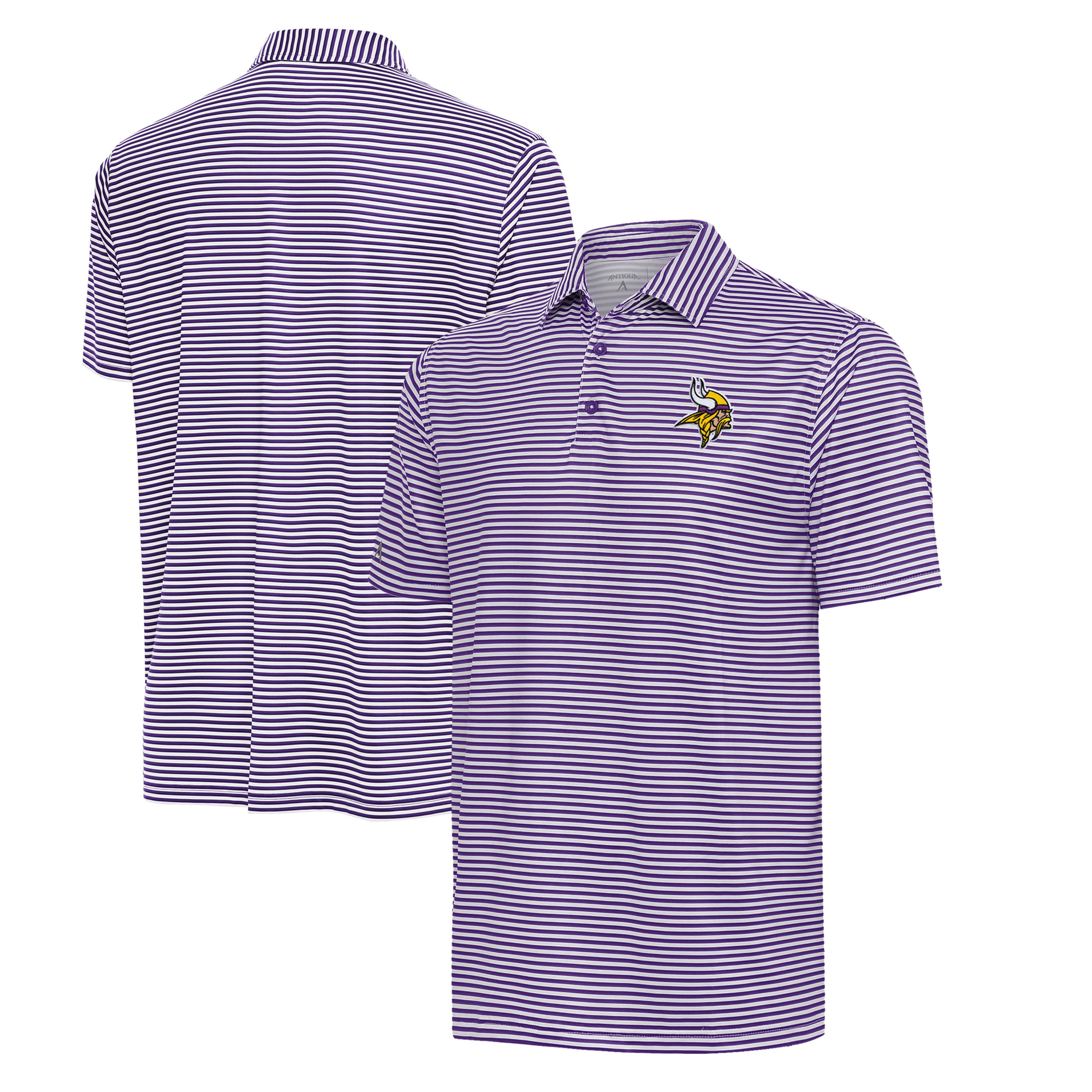 Men's Antigua Purple/White Minnesota Vikings Skills Polo