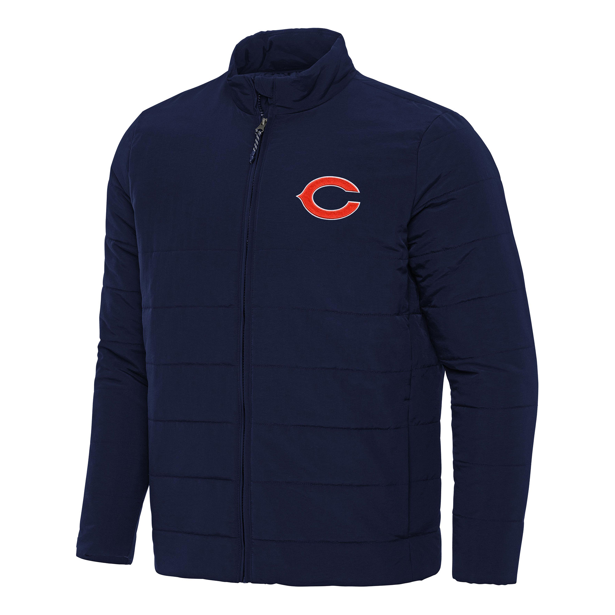 Men's Antigua Navy Chicago Bears Swelter Full-Zip Jacket