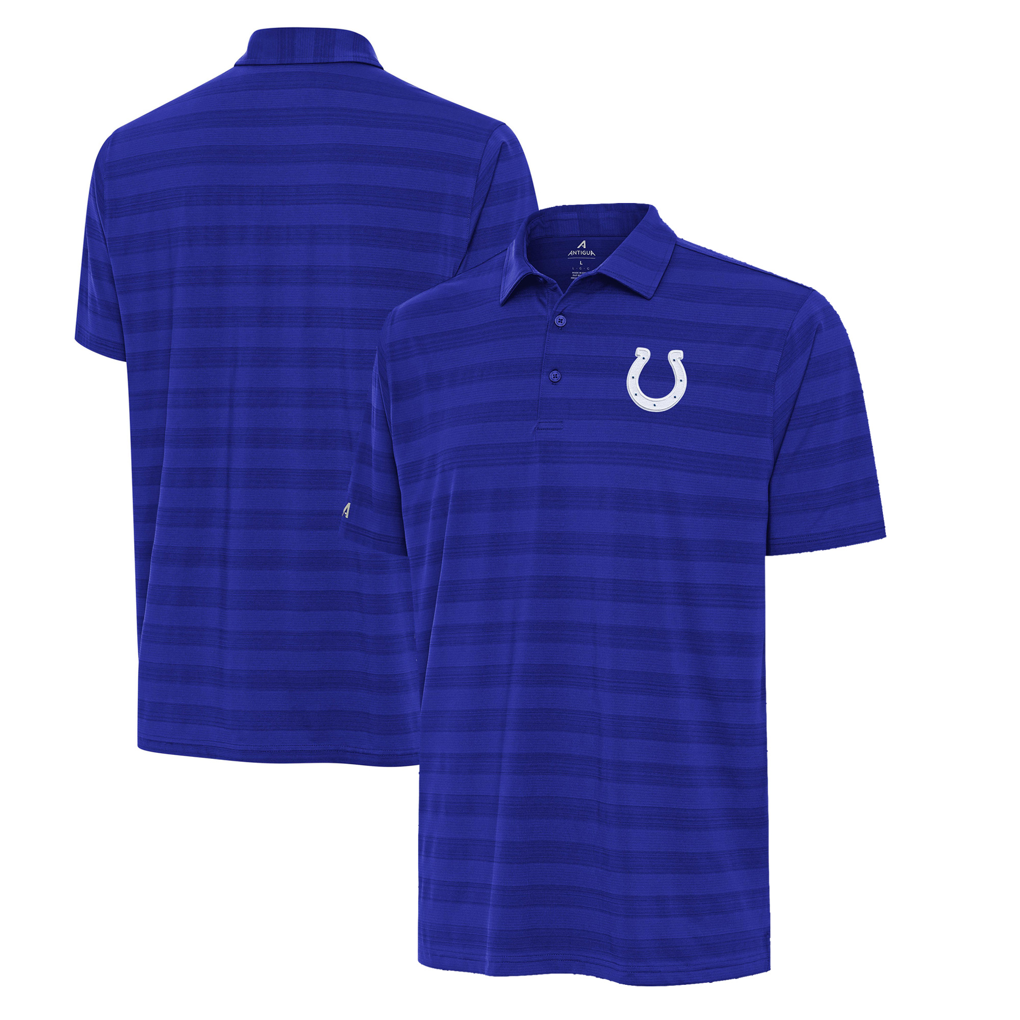 Men's Antigua Royal Indianapolis Colts Big & Tall Tunnel Polo