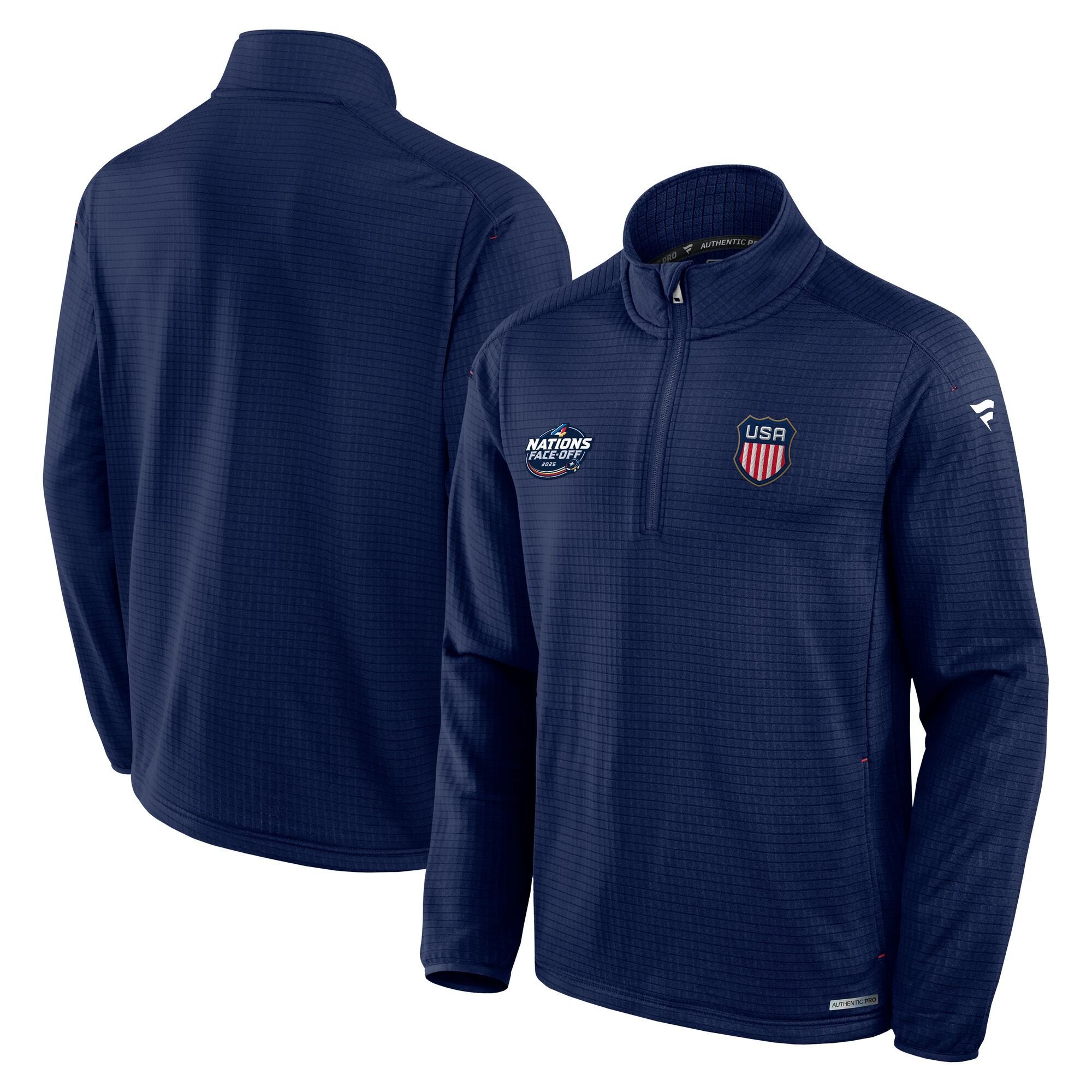 Maglia Leggero 1/4 cernia Team Stati Uniti d'America Authentic Pro 4 Nazioni - Uomo