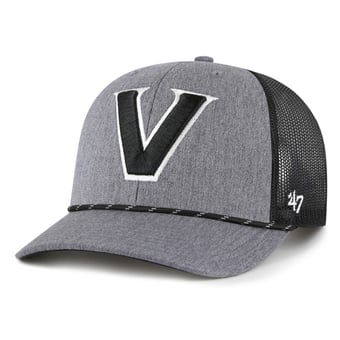Men's '47  Gray Vanderbilt Commodores Carbon Rope Adjustable Hat