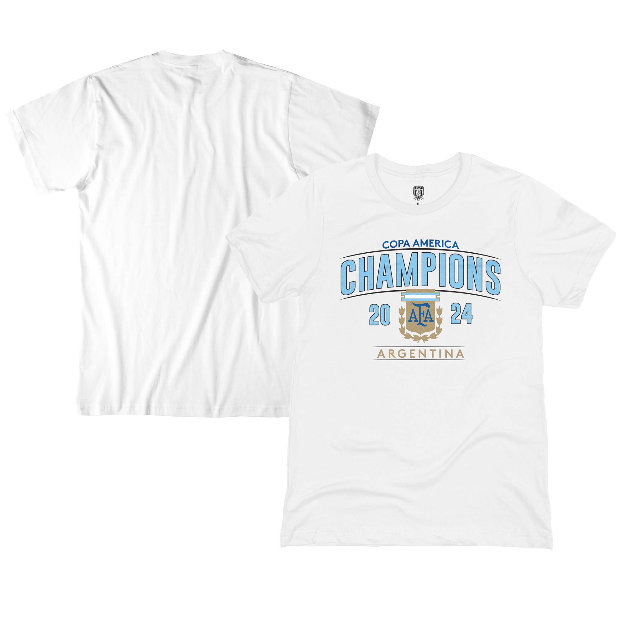 Men’s 1863FC White Argentina National Team 2024 Copa America Champions T-Shirt Men’s 1863FC White Argentina National Team 2024 Copa America Champions T-Shirt