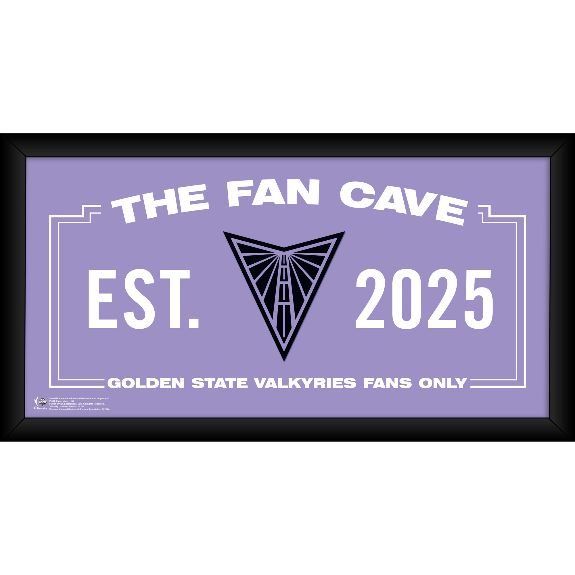 Golden State Valkyries Framed 10" x 20" Fan Cave Collage