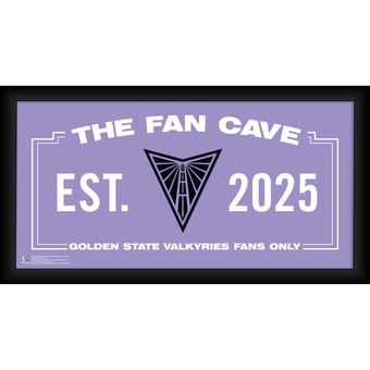 Golden State Valkyries Framed 10" x 20" Fan Cave Collage