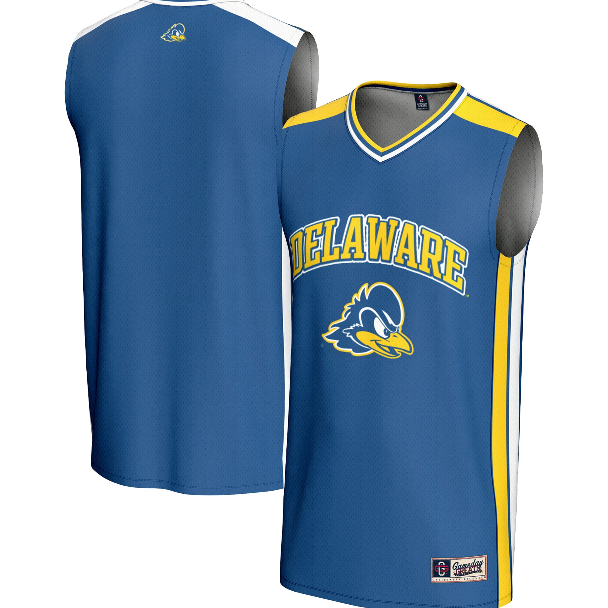 Men's GameDay Greats Royal Delaware Fightin' Blue Hens Spirit Basketball Jersey