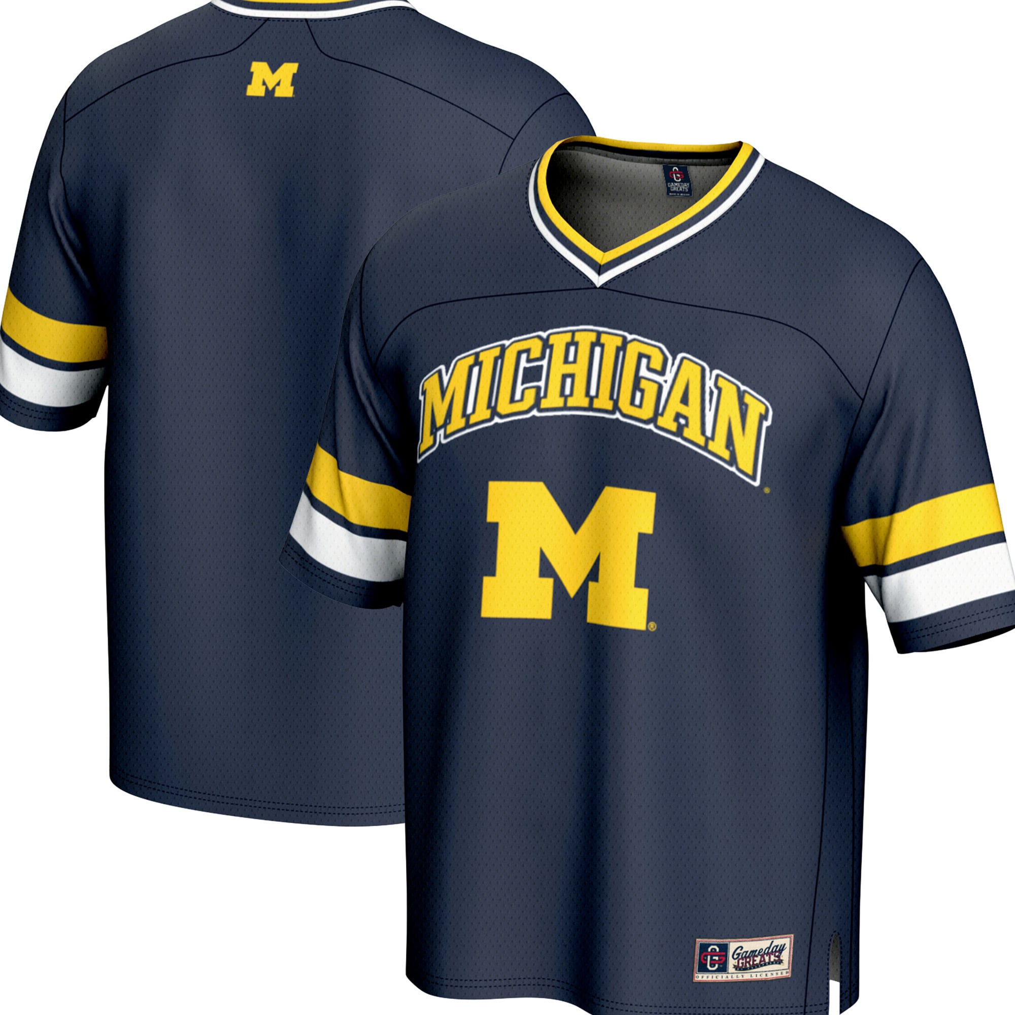 Youth  GameDay Greats Navy Michigan Wolverines Spirit Football Jersey