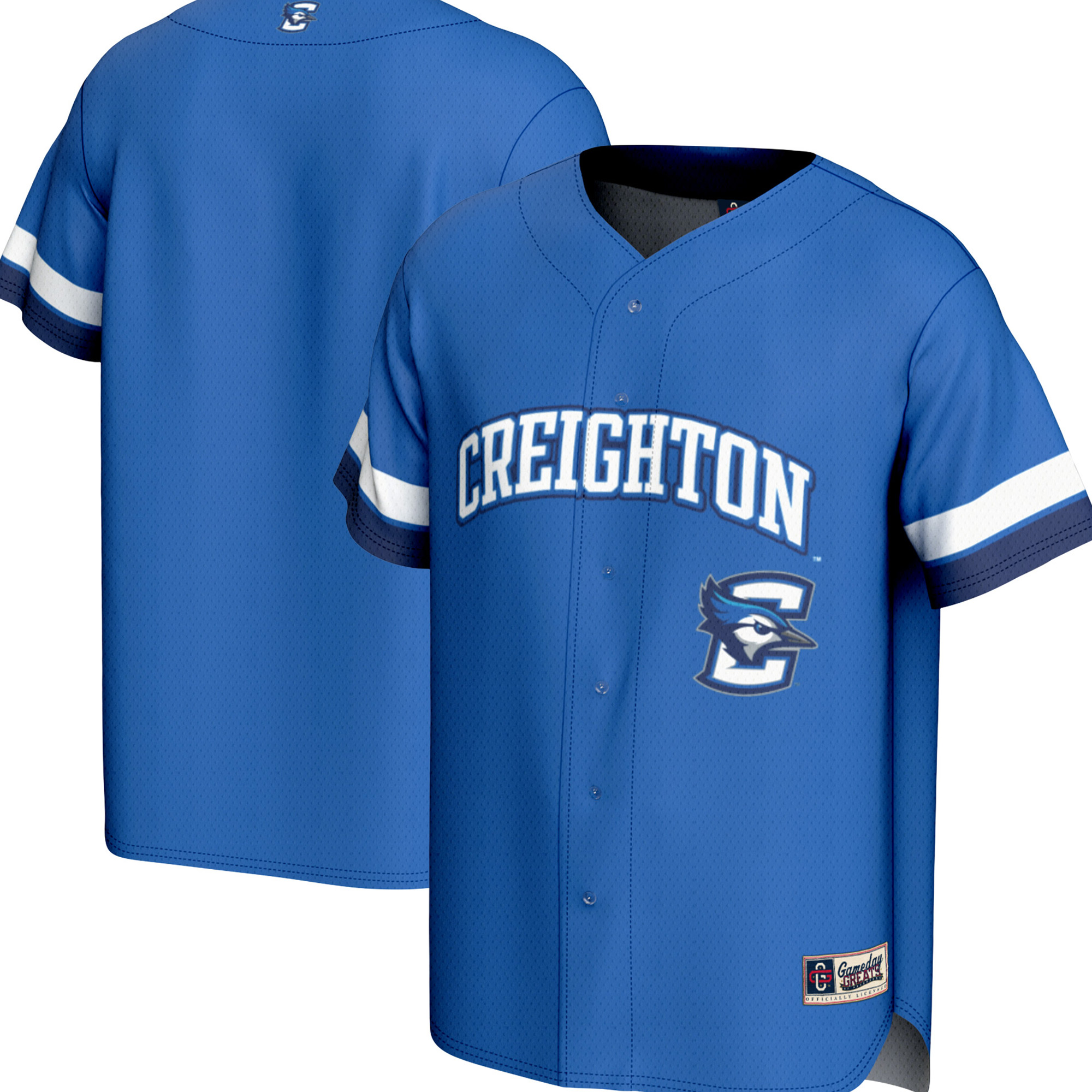 Youth GameDay Greats Blue Creighton Bluejays Spirit Baseball Jersey