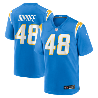 Men's Nike Bud Dupree  Powder Blue Los Angeles Chargers Team Game Jersey